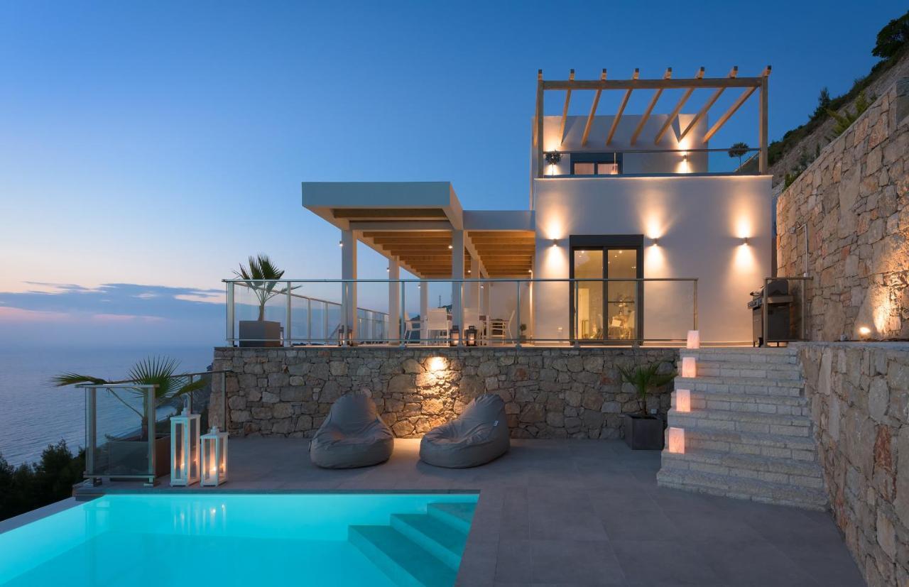 Kathisma Bay Villas - Luxury Villas - Villa Helios Kalamítsi 외부 사진